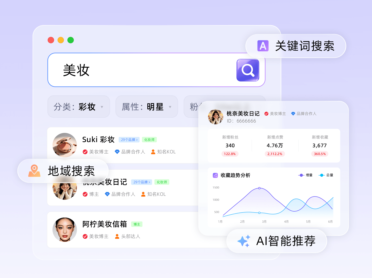 达人搜索